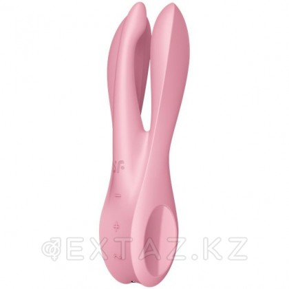 Satisfyer threesome 1 клиторальды дірілдеткіші қызғылт от sex shop Extaz фото 5
