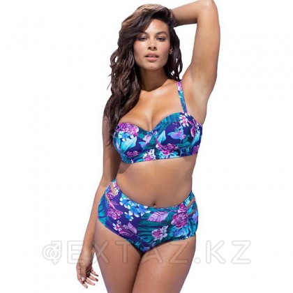 Купальник Flower Print Blue (3XL) от sex shop Extaz