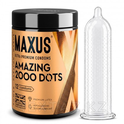 Maxus Amazing презервативтері, нүктелік, 12 дана от sex shop Extaz