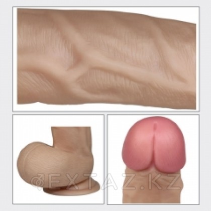 Фаллоимитатор реалистик на присоске - Extra Girth Dildo (21.5.Φ4.8) от sex shop Extaz фото 3