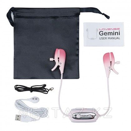 Gemini LOVENSE дірілдейтін емізік қысқыштары (қолданба арқылы басқару) от sex shop Extaz фото 9