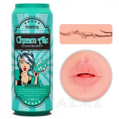 Lovetoy Cream Ale мастурбаторы (ауыз), жалаңаш от sex shop Extaz
