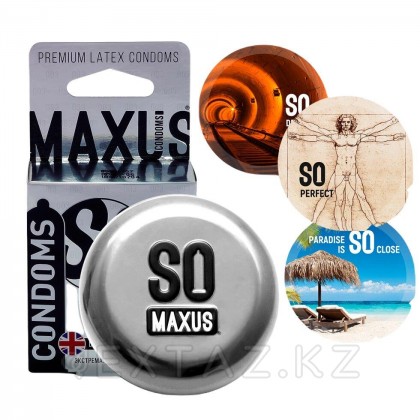 Презервативтер өте жұқа Maxus Extra Thin 003, 3 дана. от sex shop Extaz фото 5