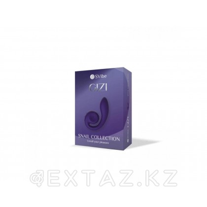 Snail vibe Gizi Қос ынталандыру вибраторы, күлгін от sex shop Extaz фото 9