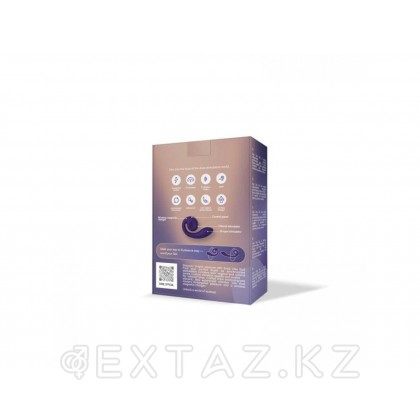 Snail vibe Gizi Қос ынталандыру вибраторы, күлгін от sex shop Extaz фото 8