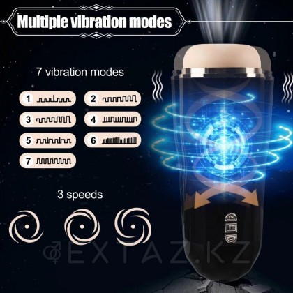 Діріл және айналу Автоматты мастурбатор от sex shop Extaz фото 9