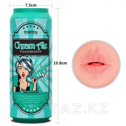 Lovetoy Cream Ale мастурбаторы (ауыз), жалаңаш от sex shop Extaz фото 8