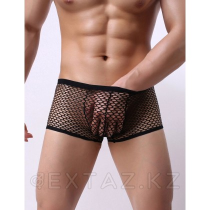 Ерлер трусикасы (боксшылар) торға Қара (XL) от sex shop Extaz