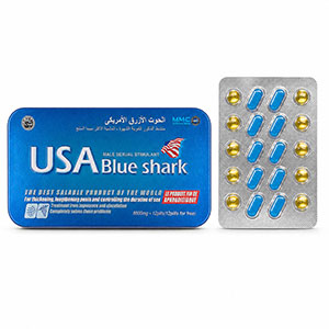 USA Blue Shark · 12 таблетка + 12 дәруменді түйіршік