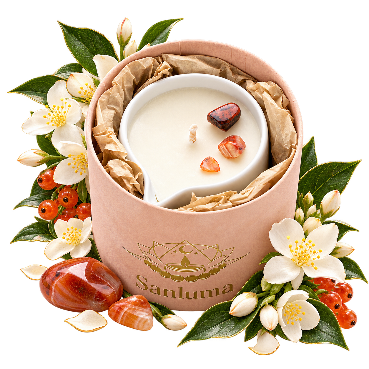 Sanluma Желание массажға арналған SPA шамы 250 г