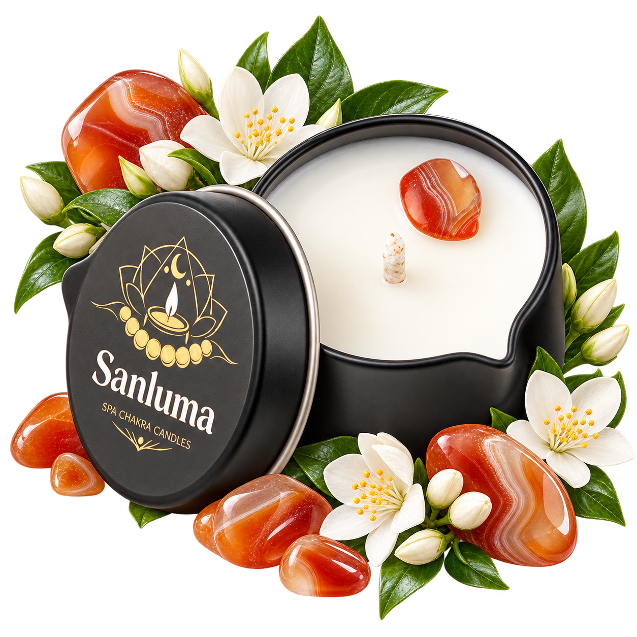 Sanluma Желание массажға арналған SPA шамы 40 г