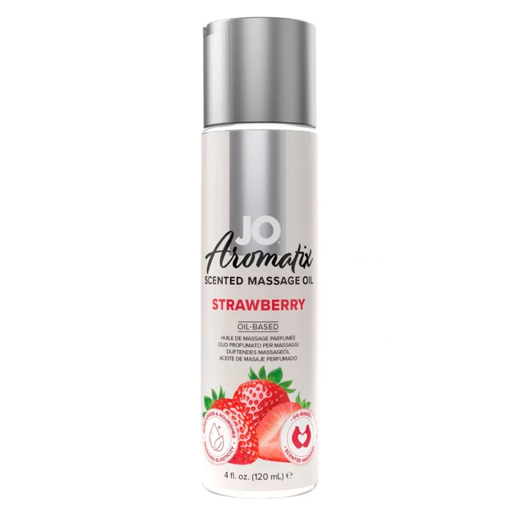 Массажное масло JO Aromatix Strawberry