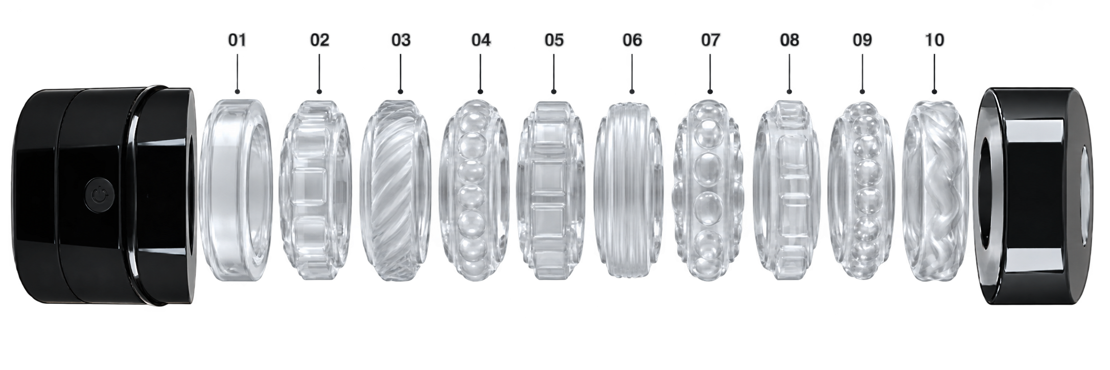 KIIROO Onyx+ сақиналар жүйесі