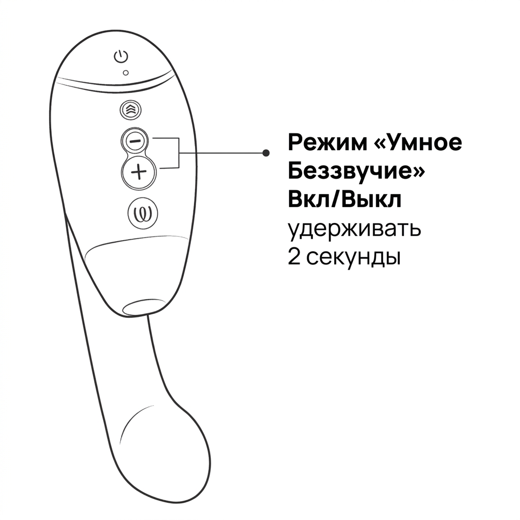 Фиолетовый Womanizer Next Duo — технология Smart Silence
